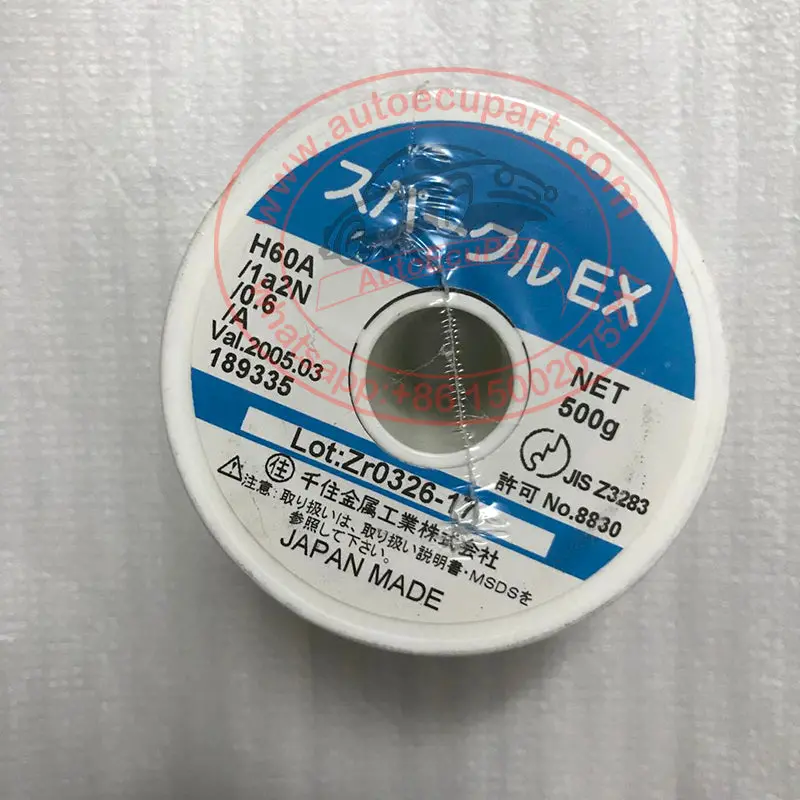 0.6Mm Silver Solder Wire With Rosin Core Japan Senju Lead-Free Soldering Wire 0.5Kg H60a/1A2n, Zr0326-17 1