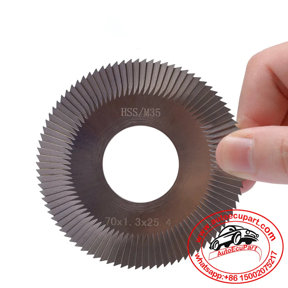 0020A Hss 100D 100E1 100F1 Key Cutting Machine Cutter 70*1.3*25.4Mm*90T Saw Blade 1