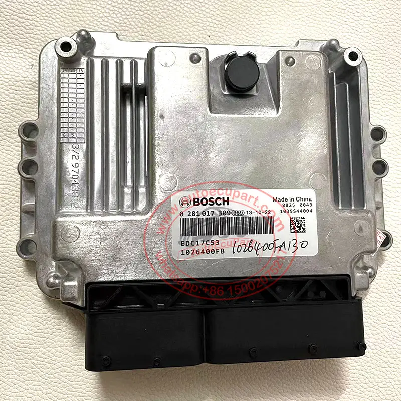 0281017309 Original New Edc17c53 Ecu For Jac Urban 1042 Truck, Refine Hfc24a1-2C Diesel Engine Computer Ecm (0 281 017 309) 1