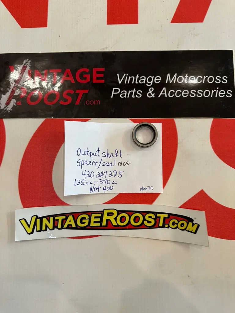 Can Am, Output Shaft Spacer/Seal Race, 125 Cc - 370 Cc (Not 400) Nos, New! 1
