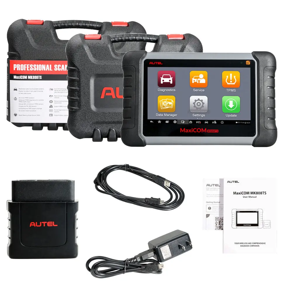 Autel Maxicom Mk808ts Auto Tpms Relearn Tool Universal Tire Sensor Activation Pressure Monitor Reset Scanner 1