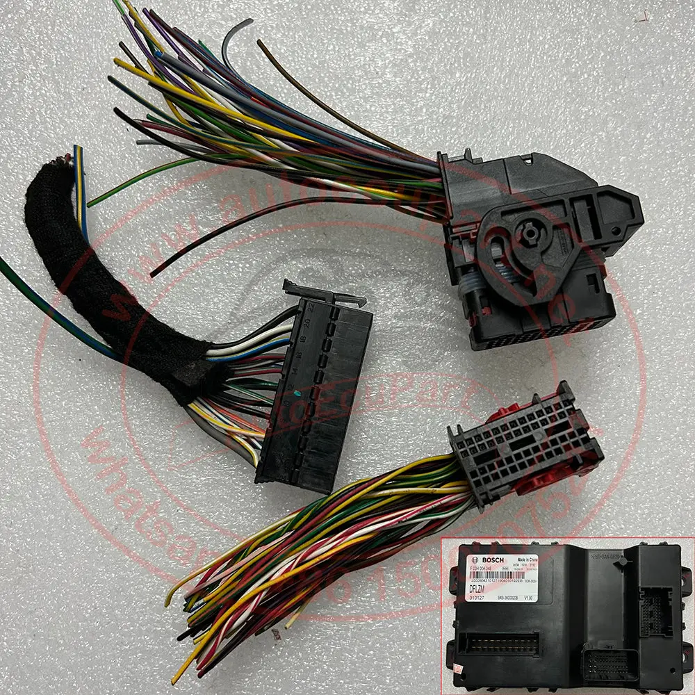 1 Set Bcm Connector Plug Wiring Harness For Dongfeng F03h00a348 Sx6-3600020B Body Control Module With Full Cable 1