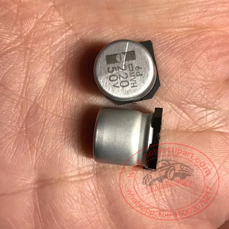 10 X 50V 220Uf 12X13.6Mm Smd Capacitor Original New Nippon Chemi-Con 1