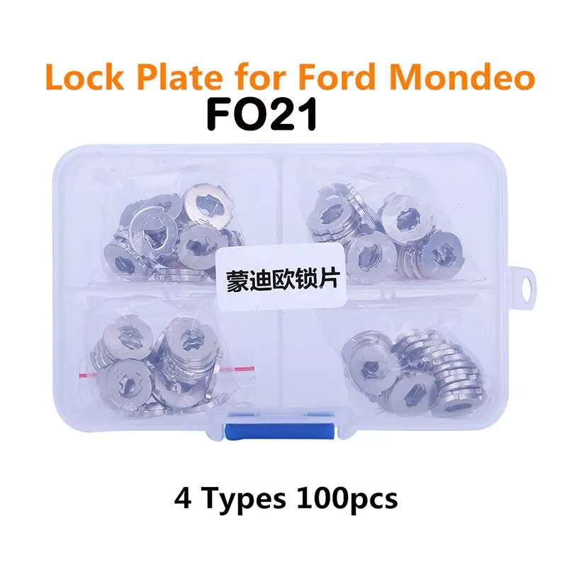 100Pcs Fo21 Car Lock Reed Lock Plate For Ford Mondeo Cylinder Repair Locksmith Tool 1