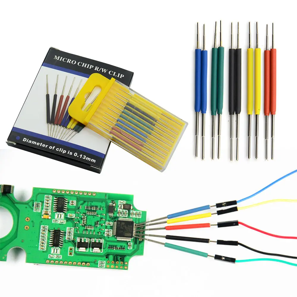 10Pcs/Set Micro Ic Clamp Tsop/Msop/Ssop/Tssop/Soic/Sop Mini Chip Clip 1