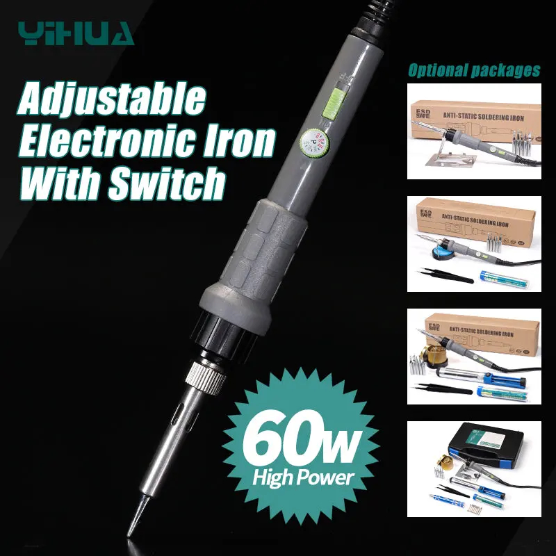 110V-220V Soldering Iron 60W Yihua 947-Iii Soldering Iron Kit With Temperature Control Switch 1