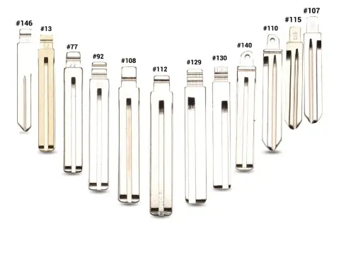 110# Key Blade For Hyundai - Pack Of 10 2