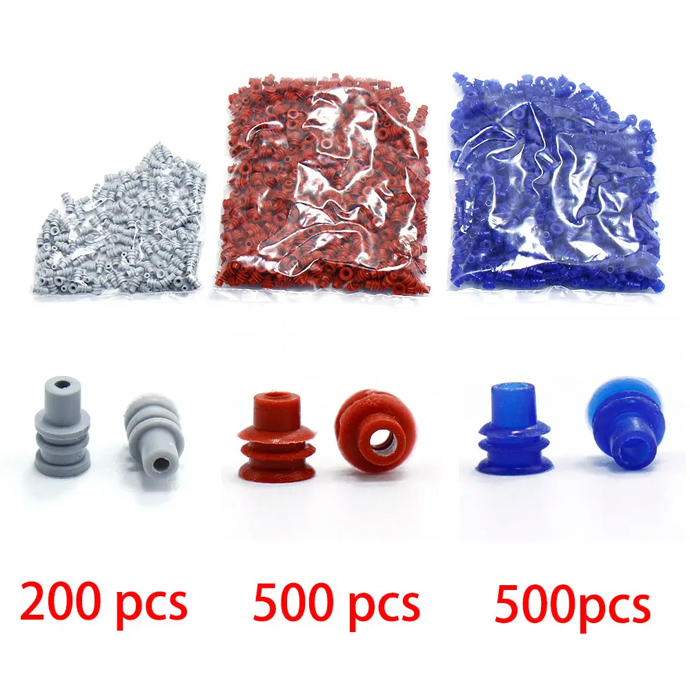 1200Pcs/Kit Automotive Connector Waterproof Rubber Seal For Universal 1/1.5/1.8/2.2/2.8/3.5Mm Crimping Terminal Plug 1