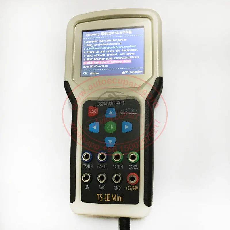 12V/24V Ts-Iii Mini Automotive Signal Simulator, Sensor Tester, 48V Hybrid Battery Drive, Bmw Handbrake Module Test 1