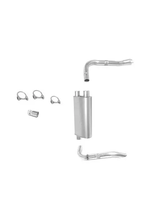 Fits For 93-95 Chevrolet Camaro 3.4L 3.8 Dual Rear Muffler Tail Pipe Conversion 1