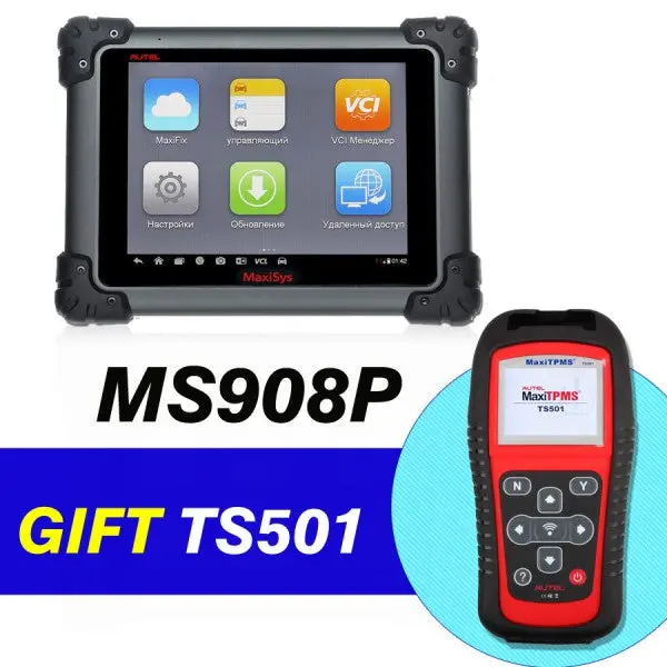 Original Autel Maxisys Pro Ms908p Diagnostic System With Wifi Get Free Maxitpms Ts501 1