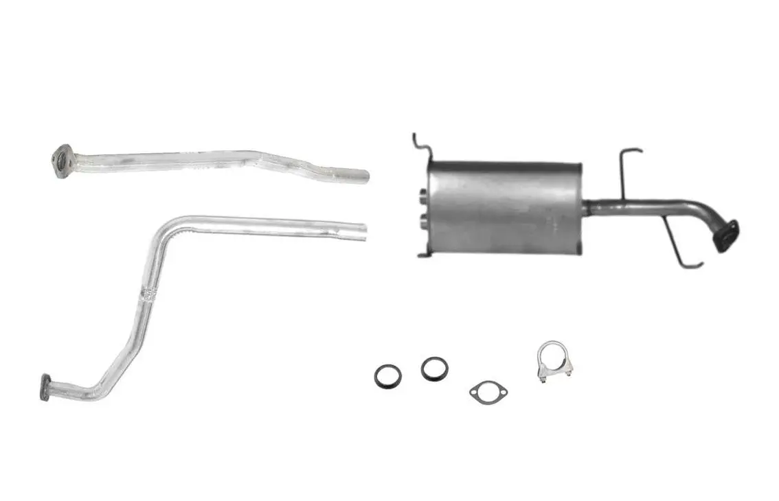 Mid Muffler H Pipe No Flex On P/S Pipe For 01-04 Nissan Pathfinder Qx4 Infiniti 1