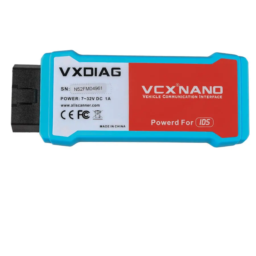 Vxdiag Vcx Nano For Ford/Mazda 2 In 1 With Ids V114 Wifi Version 1