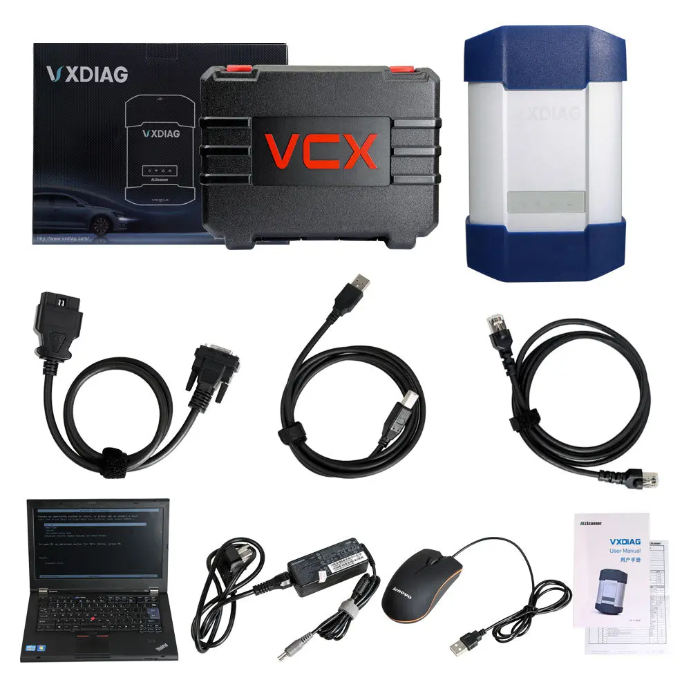 Vxdiag Multi Diagnostic Tool For Full Brands Honda/Gm/Vw/Ford/Mazda/Toyota/Piwis/Subaru/Volvo/ Bmw/Benz With 2Tb Hdd & Lenovo T420 1