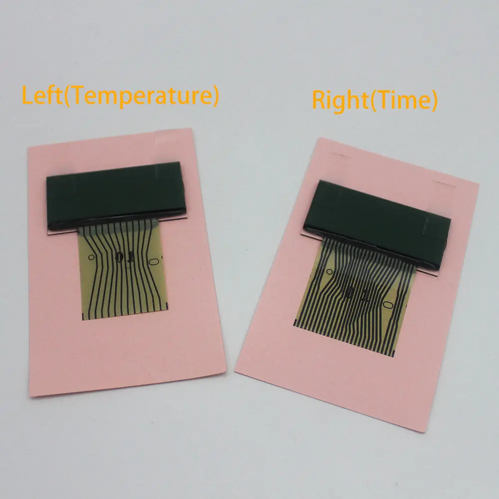 Dashboard Cluster Display Lcd Pixel Ribbon Cable Left (Temp)+Right (Clock) For Mercedes W202 W210 W208 R170 1