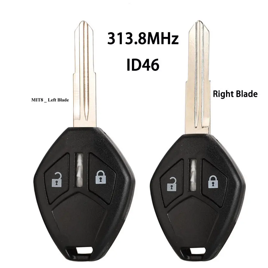 Oucg8d-620M-A 2 Button Remote Control Key 313.8Mhz Id46 For Mitsubishi Eclipse Galant 1