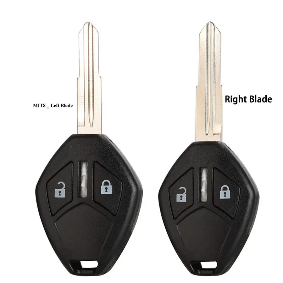 2 Button Remote  Key Case Shell For Mitsubishi Lancer Outlander Endeavor Galant 1