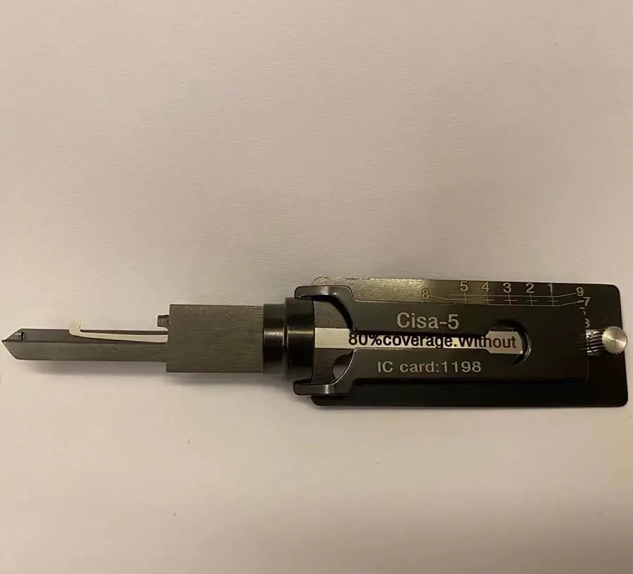 Cisa-5 Cisa 5 2-In-1 Lock Pick Decoder 5-Pin- Cisa Keyway Tool 1