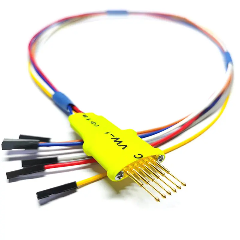 2.54Mm 6 Position Pogo Adapter Chip Probe Touch Holder For Toyota Dashboard Airbag Universal Eeprom Programmer 1