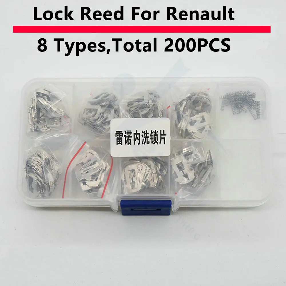 200Pcs Car Lock Reed Lock Plate For Renault Cylinder Repair Locksmith Tool 1