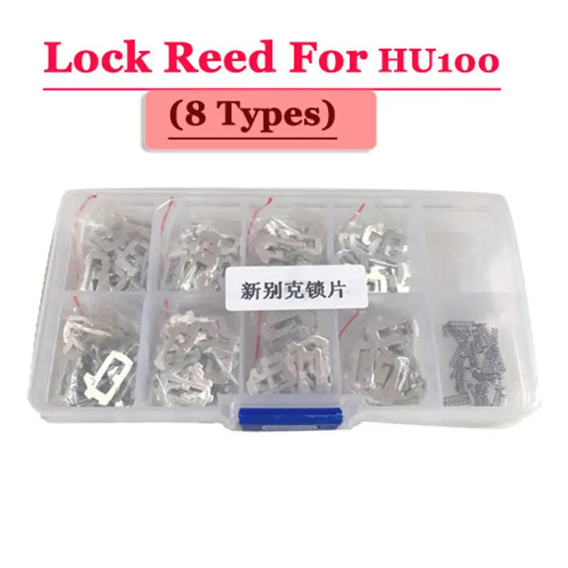 200Pcs Hu100 Car Lock Reed Lock Plate For Gm Chevrolet Opel Cylinder Repair Locksmith Tool 1