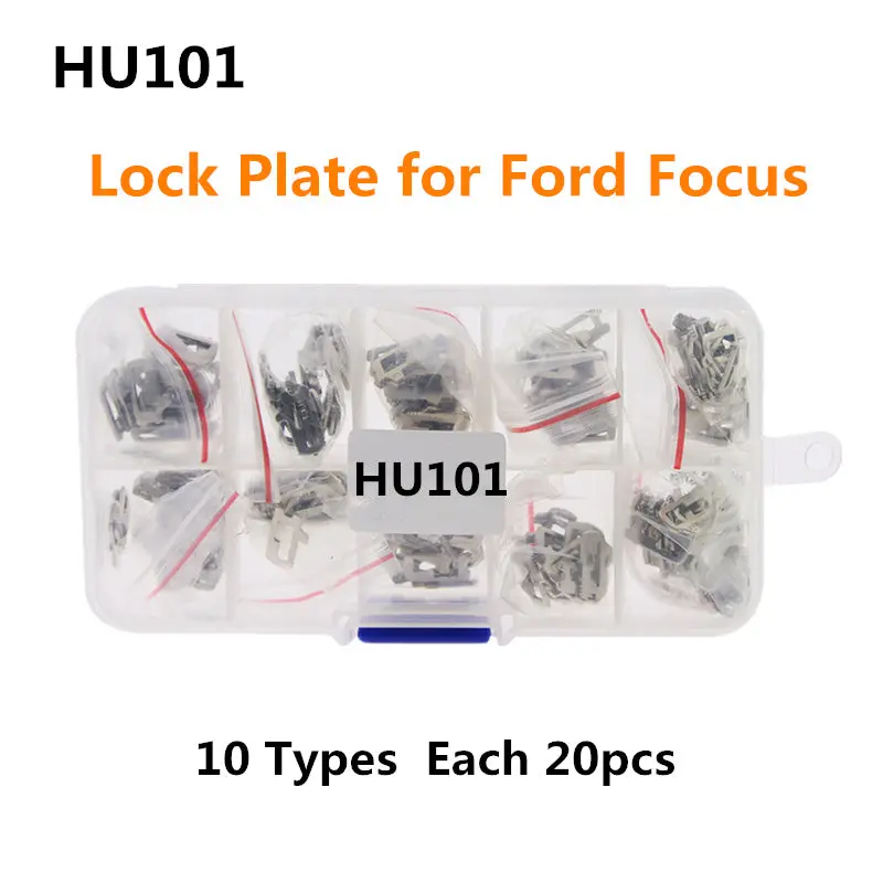 200Pcs Hu101 Car Lock Reed Lock Plate For Ford Focus Cylinder Repair Locksmith Tool 1