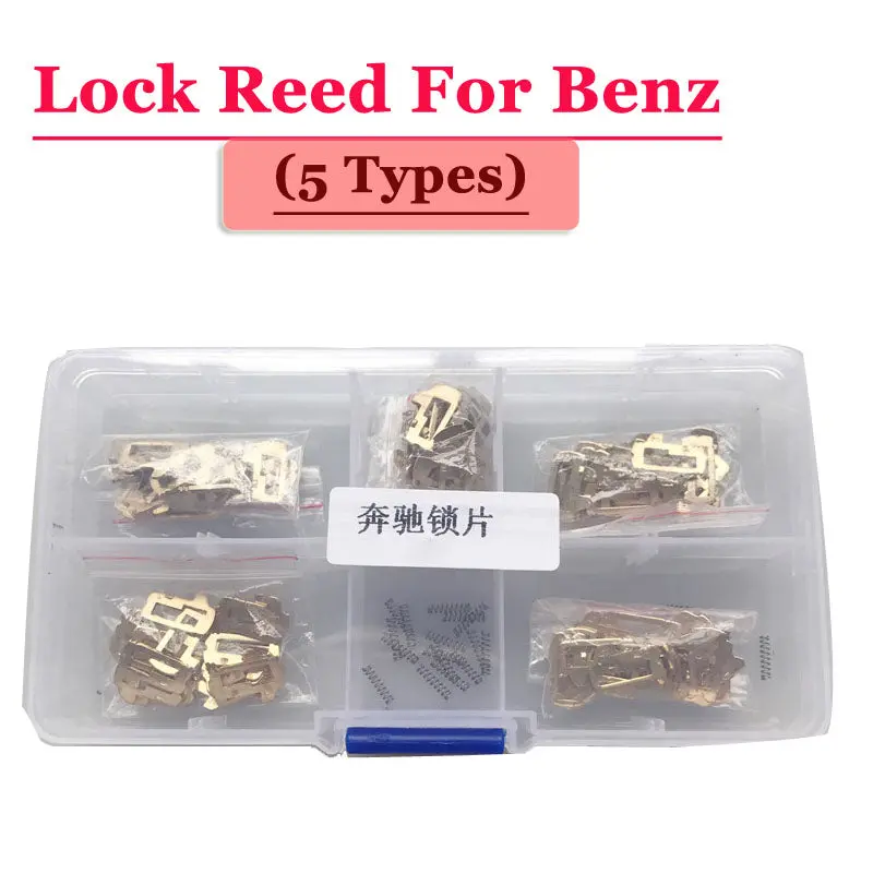 100Pcs Hu64 Car Lock Reed Lock Plate For Mercedes Benz Cylinder Repair Locksmith Tool 1