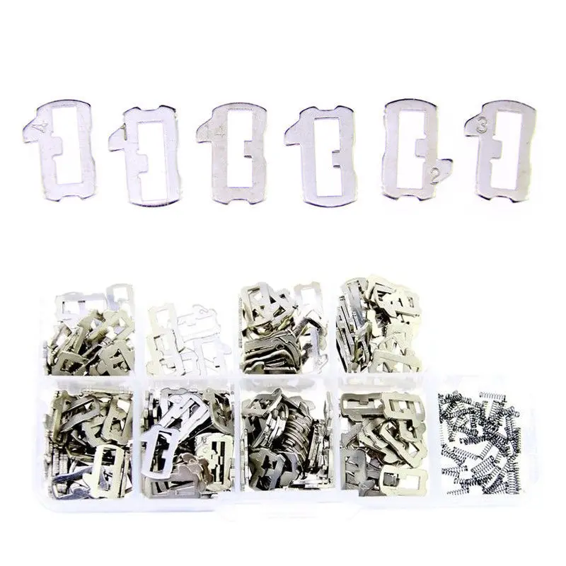 200Pcs Hu66 Car Lock Reed Lock Plate For Audi Volkswagen Lock Cylinder Repair 2