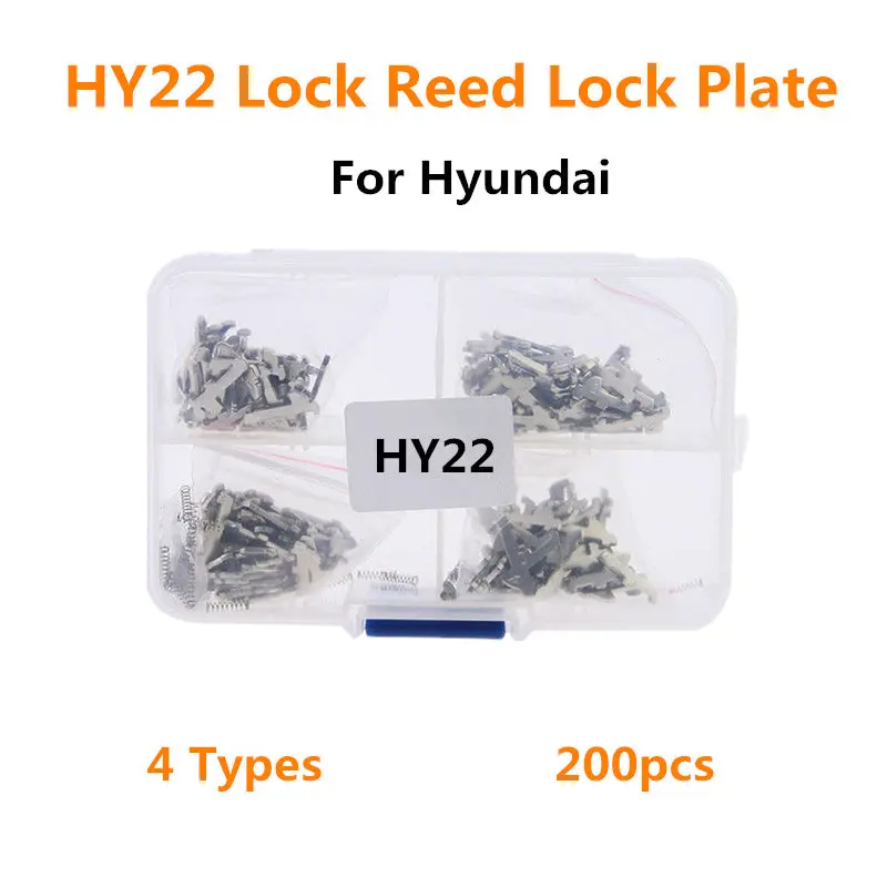 200Pcs Hy22 Car Lock Reed Lock Plate For Hyundai Kia Cylinder Repair Locksmith Tool 1