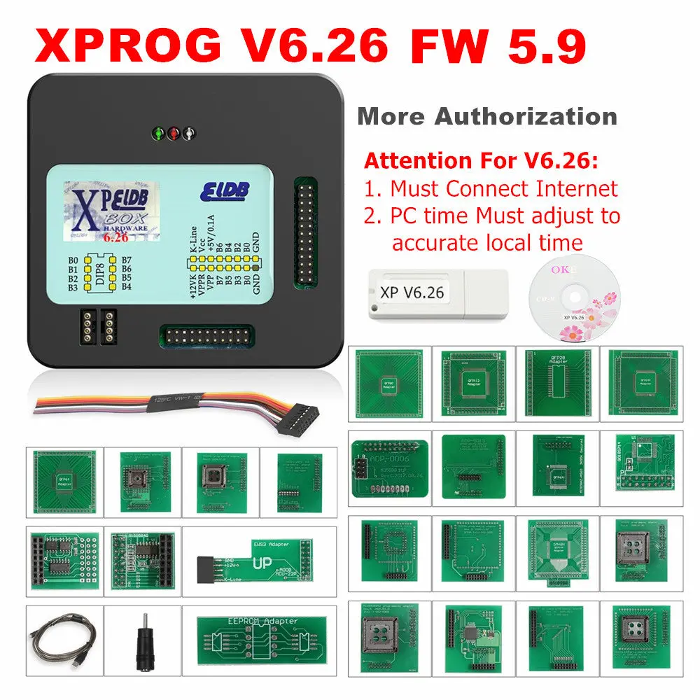 2020 New Release V6.26 X-Prog Xprog-M Ecu Chip Programmer Add More New Authorizations 1