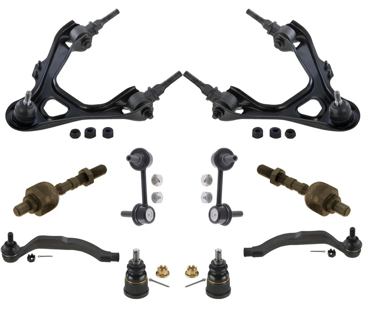 2 Upper Control Arms Bushings Ball Joints Fits For 96-01 Acura Rl 3.5L 10Pc 1
