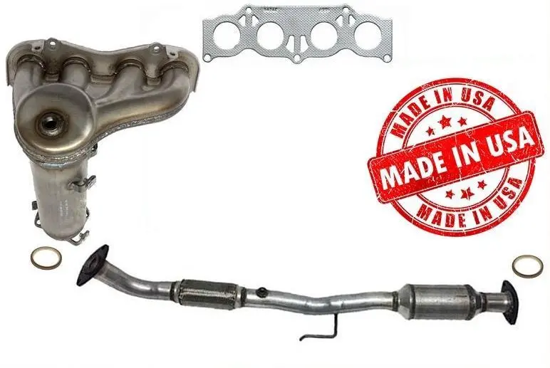 Manifold & Rear Catalytic Converter For 07-09 Camry 2.4L With Pzev Emissions 1
