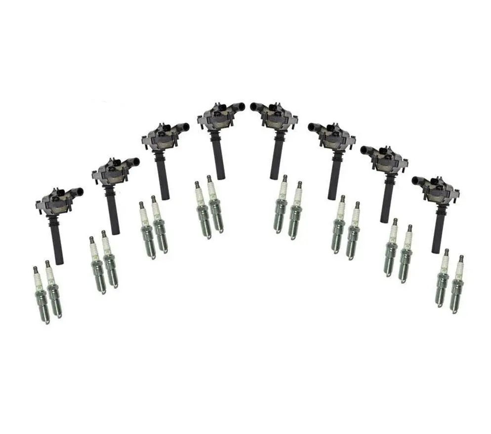 Direct Ignition Coils & Spark Plugs For Dodge Ram Pickup 1500 Hemi 2003 04 2005 1