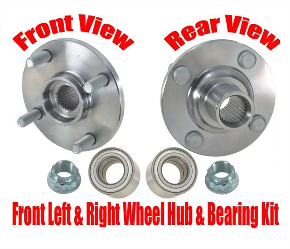 (2) Front Wheel Bearing With Hub Kits For Toyota Yaris 2006-2017 1