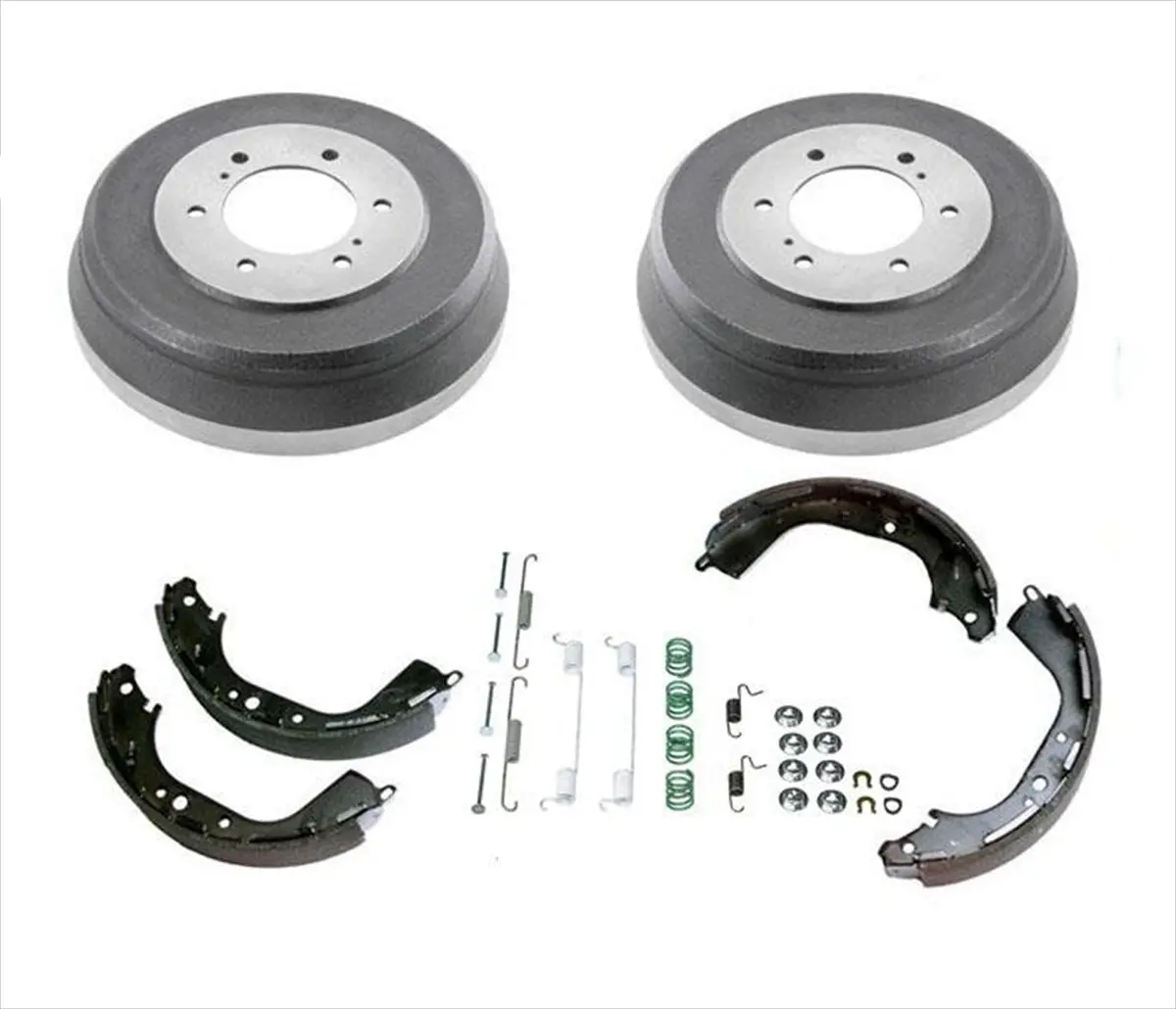 Rear Brake Drum Drums & Brake Shoes & Springs For 1989-1995 Nissan Pathfinder 1