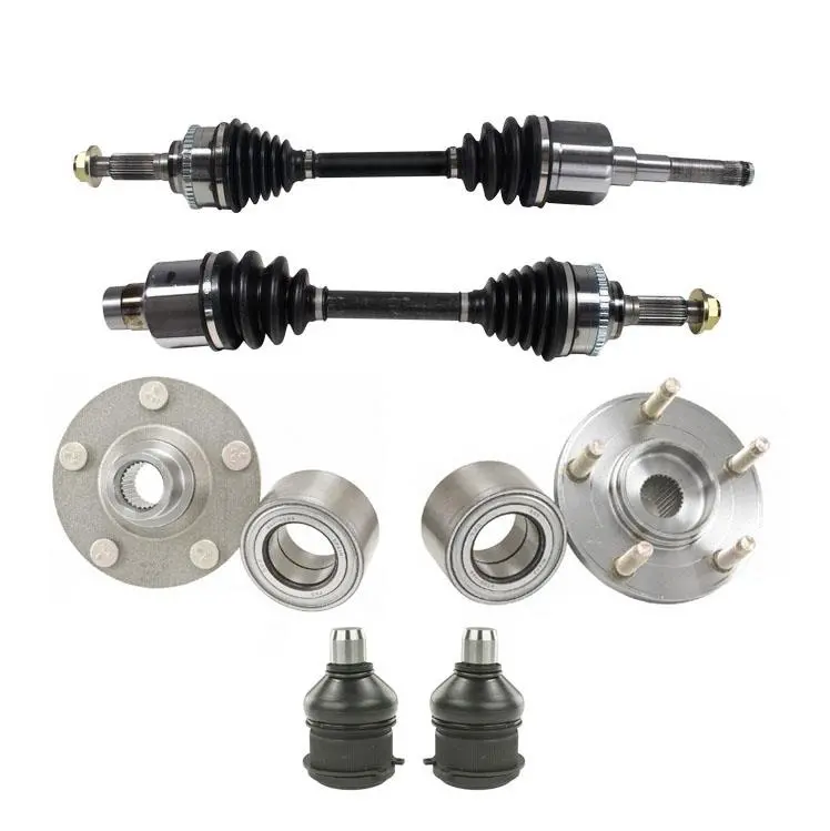 Front Axles Hub Bearings And Ball Joints For Ford Escape Automatic Trans. 01-08 1