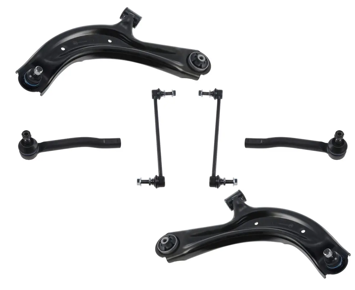 Front Lower Control Arms Outer Tie Rods And Links For Nissan Sentra 2013-2019 1