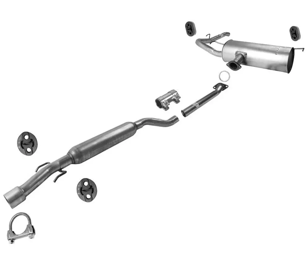 Front Wheel Drive Exhaust System For Toyota Sienna 2004-2010 Front Wheel Drive 1