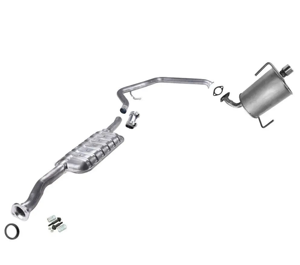 Exhaust System Extension Pipe Muffler For 12-16 Subaru Impreza 2.0L 4 Door Sedan 1