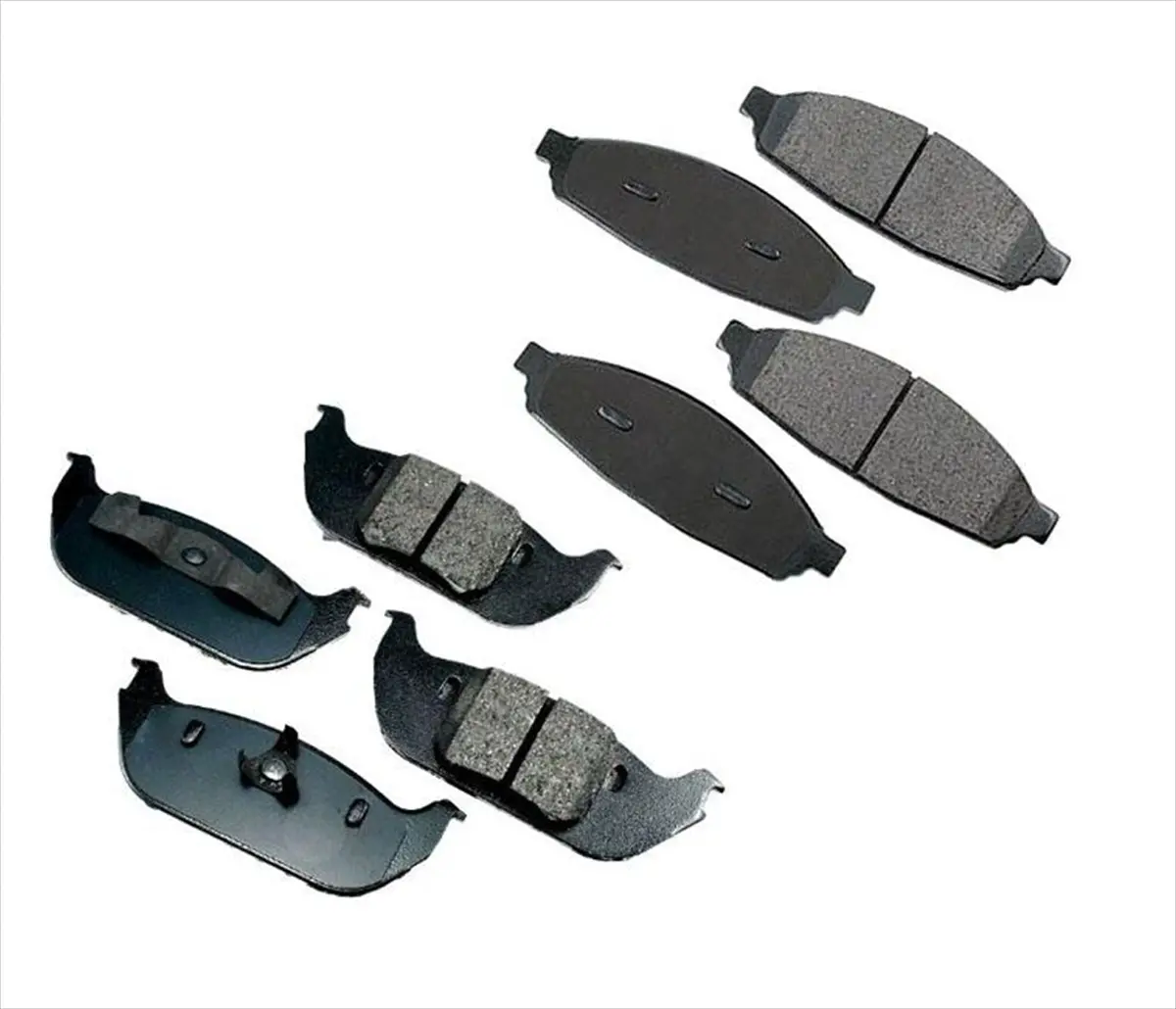 Front & Rear Metallic Brake Pads For Lincoln Aviator 2003 2004 2005 1