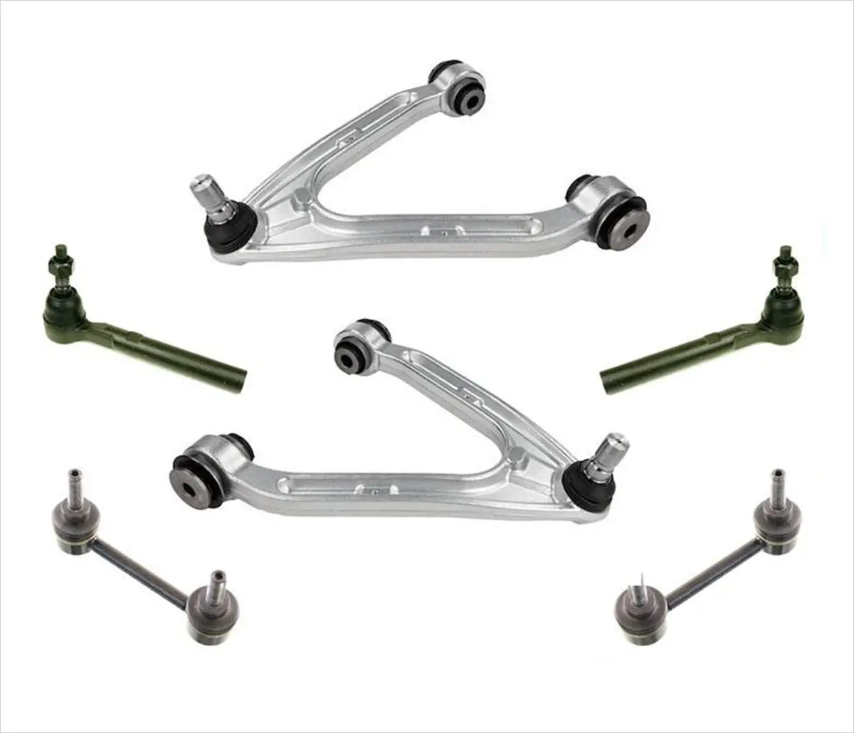 Front Upper Control Arm W/ Ball Joints Tie Rods & Sway Bar Links For H3 07-2010 1
