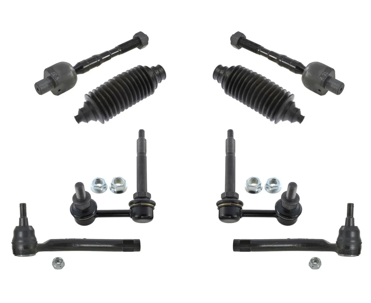 Inner Outer Tie Rods Sway Bar Links For 07-08 G35 4 Door Sedan Rear Wheel Drive 1