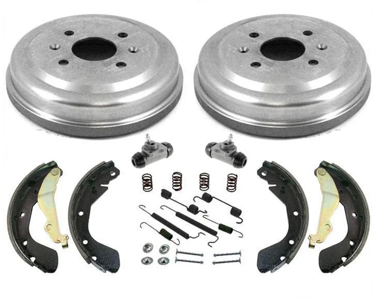 Rear Drums Shoes Spring Kit Cylinders For Chevrolet Aveo Aveo5 2007 2010 2011 1