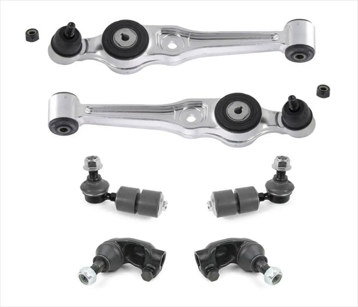 Lower Control Arm W Bushing Ball Joint Tie Rod Sway Bar For 1999-2002 Saab 9-3 1