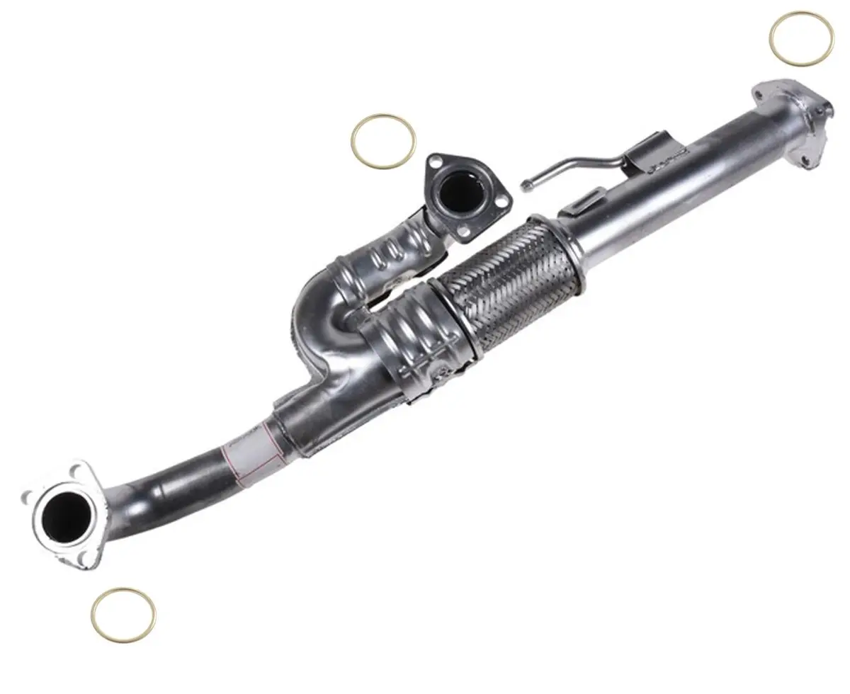 Front Y Pipe With Flex & Gaskets Fits 2007-2009 Acura Mdx 3.7L Oe# 18210-Stx-A02 1