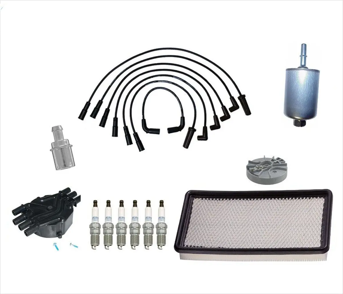 Spark Plug Ignition Wires Plugs Air Filter Chevrolet Blazer 1998-2002 4.3L Vin W 1
