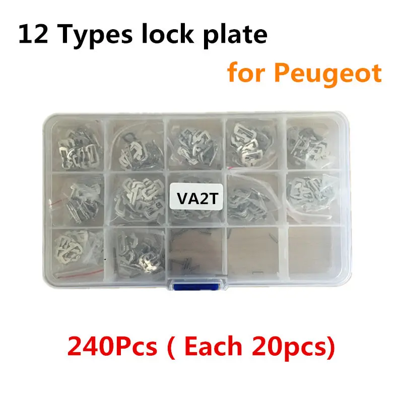 240Pcs Va2t Car Lock Reed Lock Plate For Peugeot Cylinder Repair Locksmith Tool 1