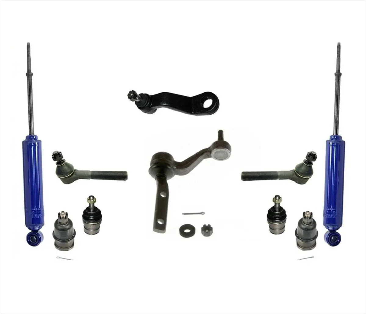 Idler & Pitman Arm Ball Joints Tie Rods Shocks For Dakota 4 Wheel Drive 87-1996 1