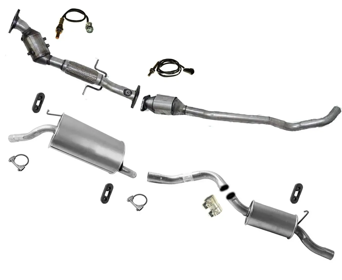 Catalytic Converters O2 Sensors Muffler Pipes For Transit Connect 2.0L 2010-2013 1