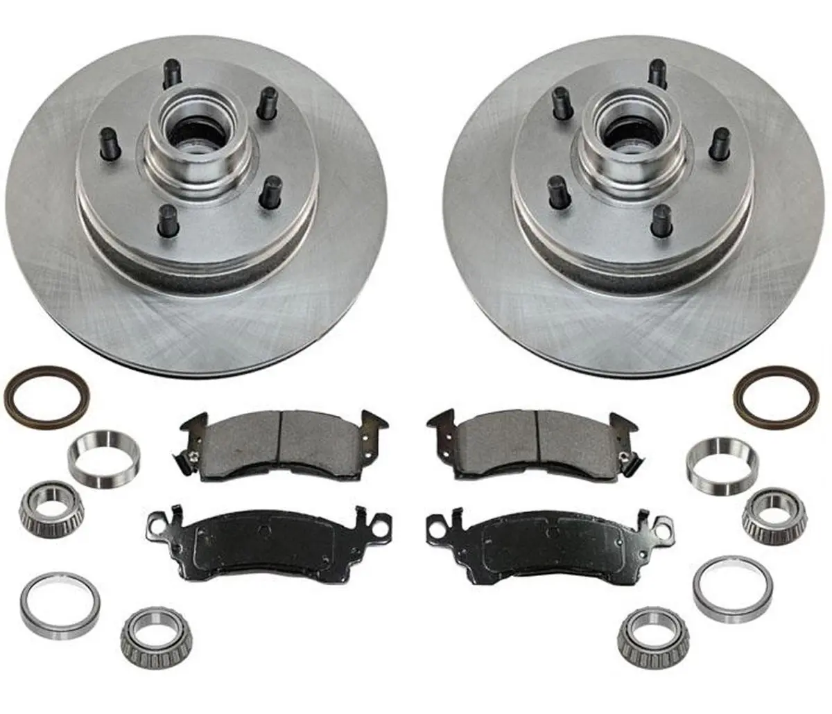Front Brake Rotor Pads Bearings For Chevrolet Astro Van 85-89 Rear Wheel Drive 1